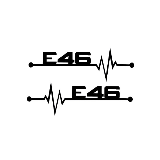 Set Sticker Auto BMW E46