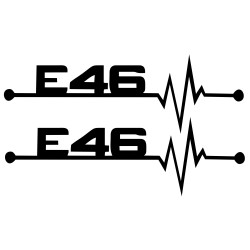 Set Sticker Auto BMW E46 1