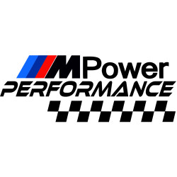 Sticker Auto BMW power performance