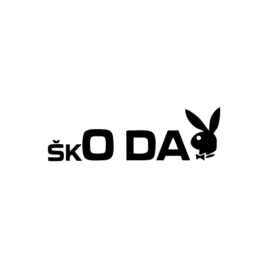 Sticker Auto Skoda o da playboy 2