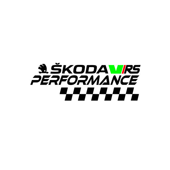 Sticker Auto Skoda performance vrs sport