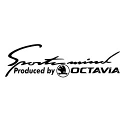 Sticker Auto Skoda sports mind octavia 1 