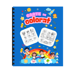Carte de colorat – Aventurile lui Stitch – Format A4, STK-S, Spiralata - 48 Pag.