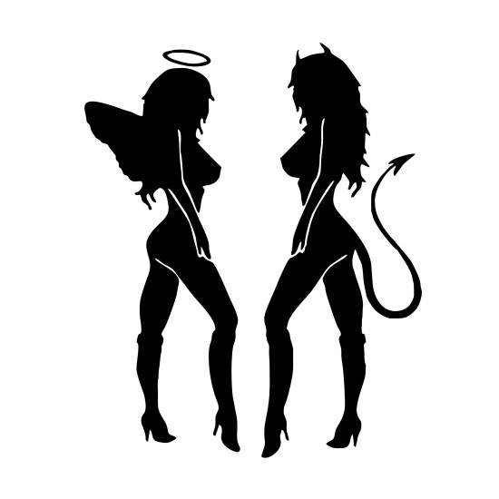Set Sticker Auto 18+ girl 16