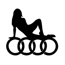 Sticker Auto 18+ girl 9