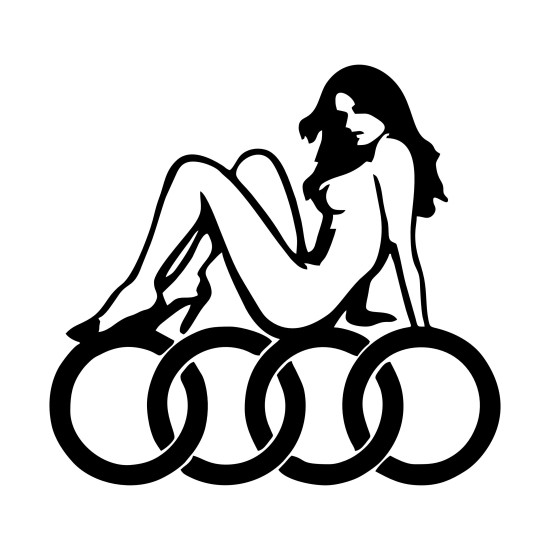 Sticker Auto 18+ girl 12