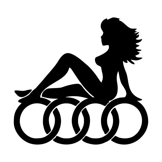 Sticker Auto 18+ girl 13