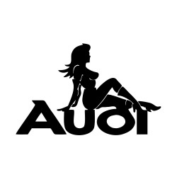 Sticker Auto 18+ girl 15