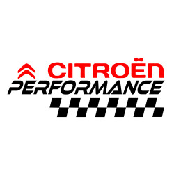 Sticker Auto Citroen performance