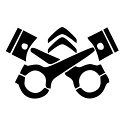 Sticker Auto Citroen piston