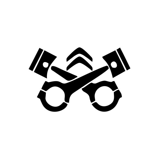 Sticker Auto Citroen piston