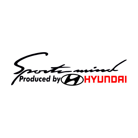 Sticker Auto Hyundai sports mind