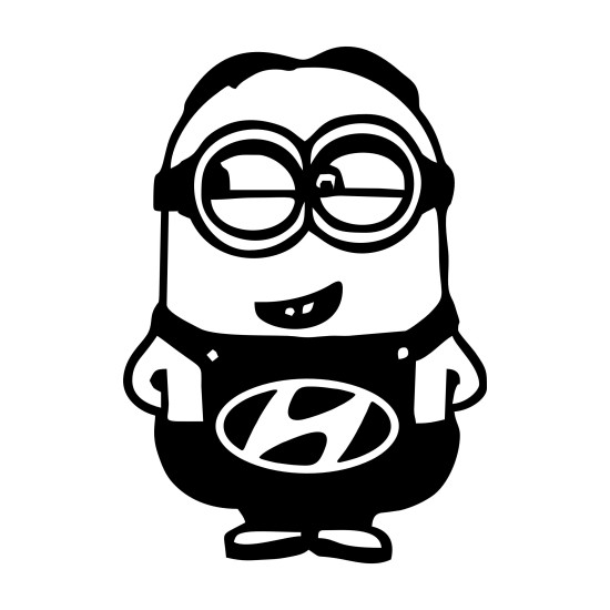 Sticker Auto Hyundai minion