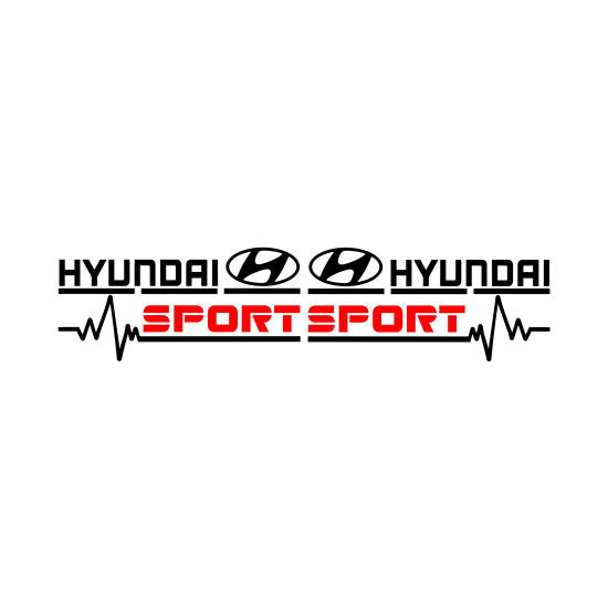 Set Sticker Auto Hyundai oglinzi