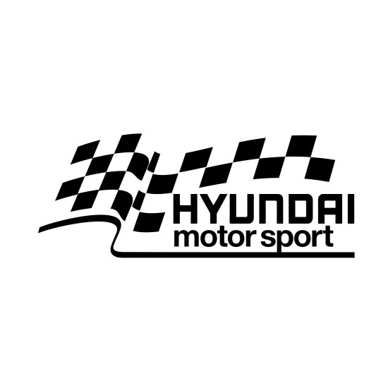 Sticker Auto Hyundai motor sport
