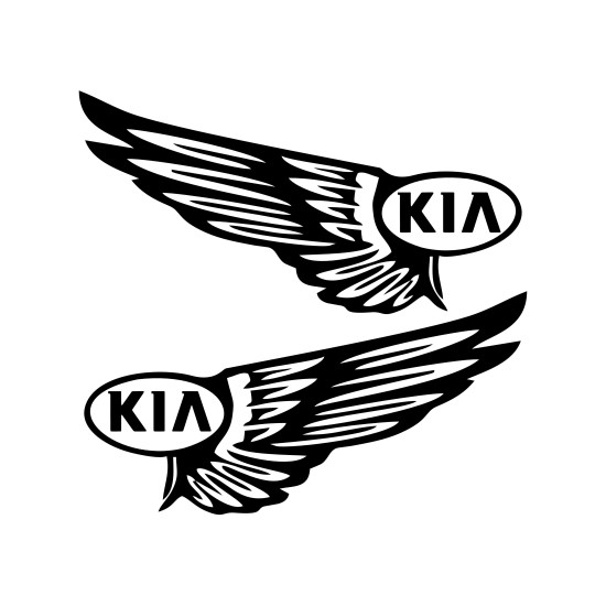 Set Sticker Auto Kia aripi