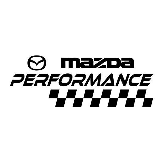 Sticker Auto Mazda performance 1