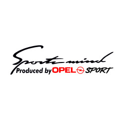 Sticker Auto Opel sports mind 