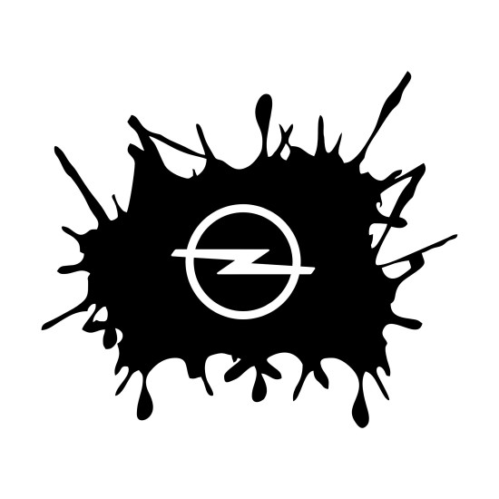 Sticker Auto Opel splash