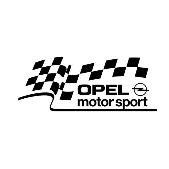 Sticker Auto Opel motorsport 1