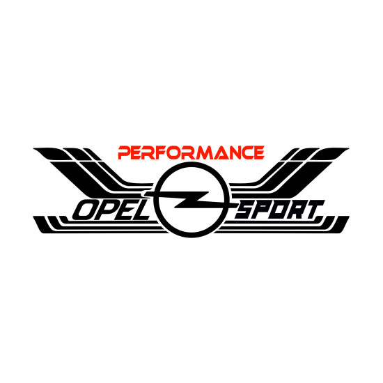 Sticker Auto Opel performance