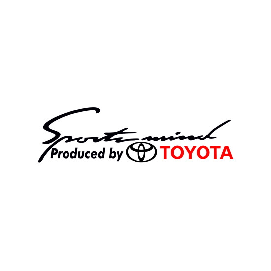 Sticker Auto Toyota sports mind