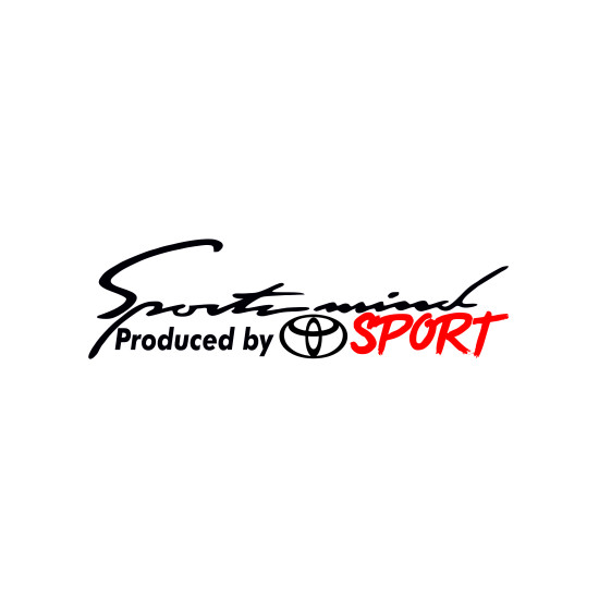 Sticker Auto Toyota sports mind 2