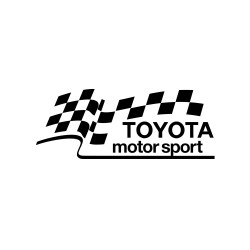 Sticker Auto Toyota motor sport 