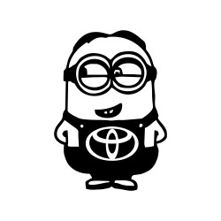 Sticker Auto Toyota minion