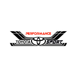 Sticker Auto Toyota performance sport 