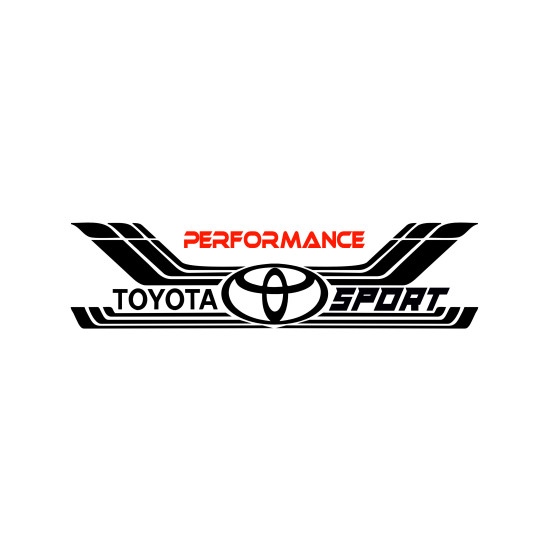Sticker Auto Toyota performance sport