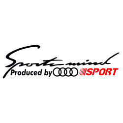 Sticker Auto AUDI sports mind sport 