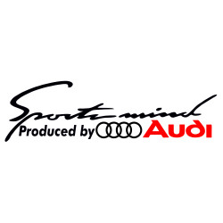 Sticker Auto AUDI sports mind
