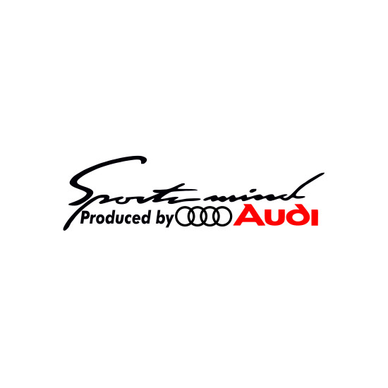 Sticker Auto AUDI sports mind