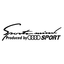Sticker Auto AUDI mind sport 1