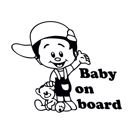 Sticker Auto baby on board kid