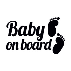 Sticker Auto baby on board 2