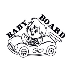 Sticker Auto baby on board car