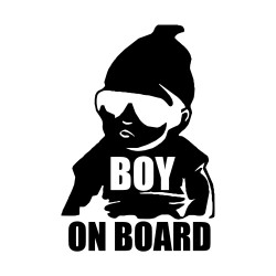 Sticker Auto baby on board boy 1