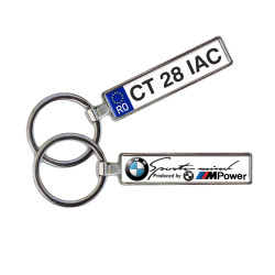 Breloc auto personalizat metal 