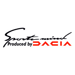 Sticker Auto Dacia sports mind
