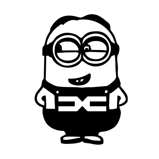 Sticker Auto Dacia minion