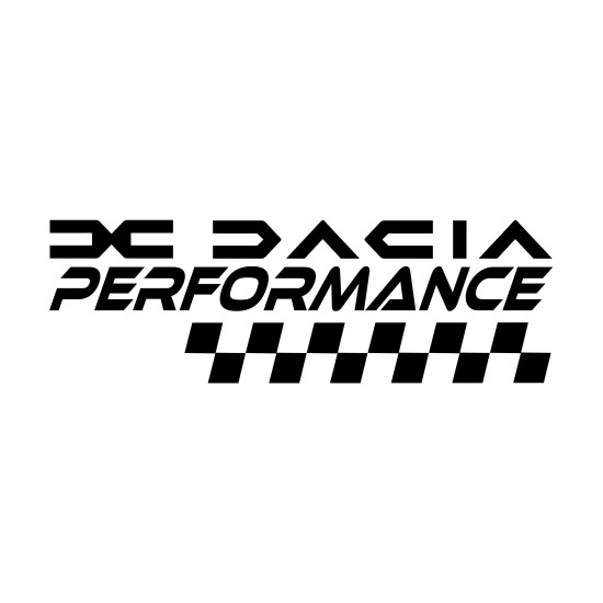 Sticker Auto Dacia performance