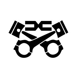 Sticker Auto Dacia piston 