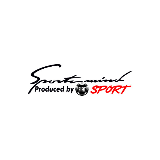 Sticker Auto Fiat sport
