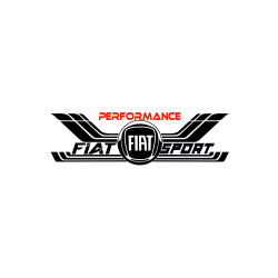 Sticker Auto Fiat performance sport 