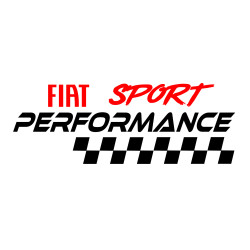 Sticker Auto Fiat sport performance