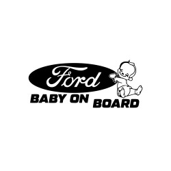 Sticker Auto Ford baby on board 