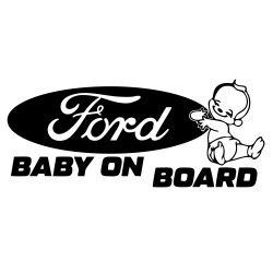 Sticker Auto Ford baby on board 