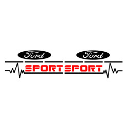 Set Sticker Auto Ford oglinzi